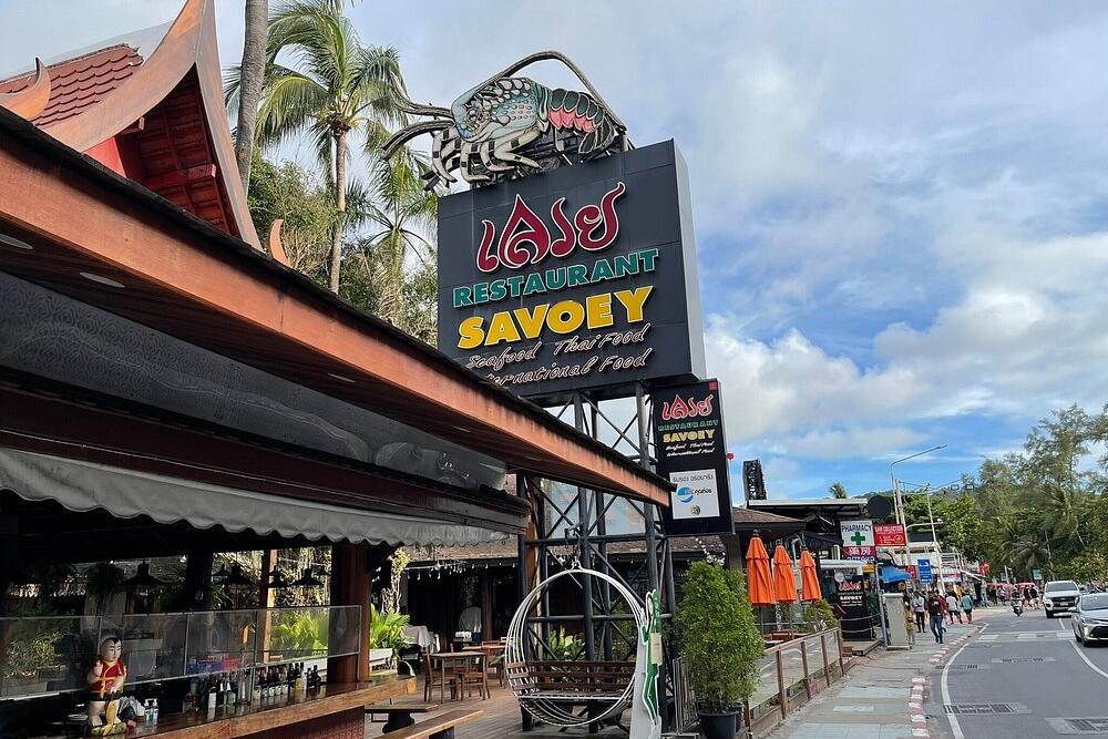 Restaurant table Savoey Seafood Patong
