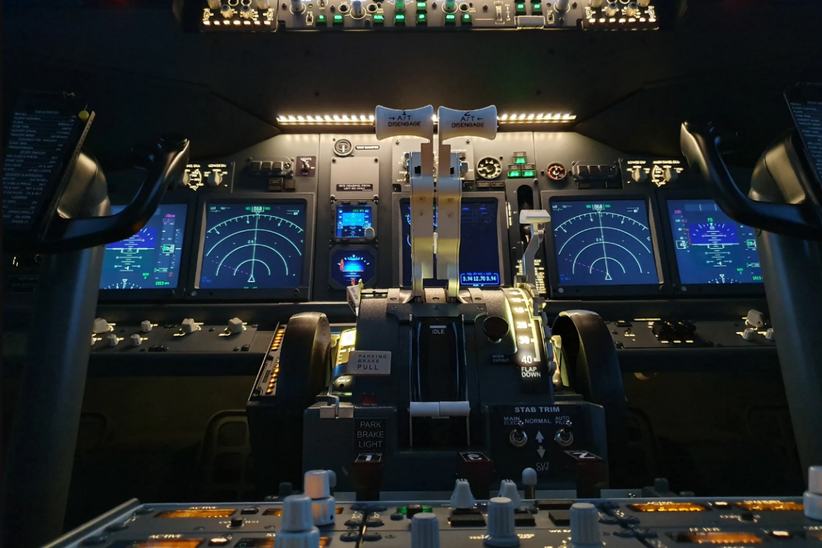 Flight simulator Boeing 737