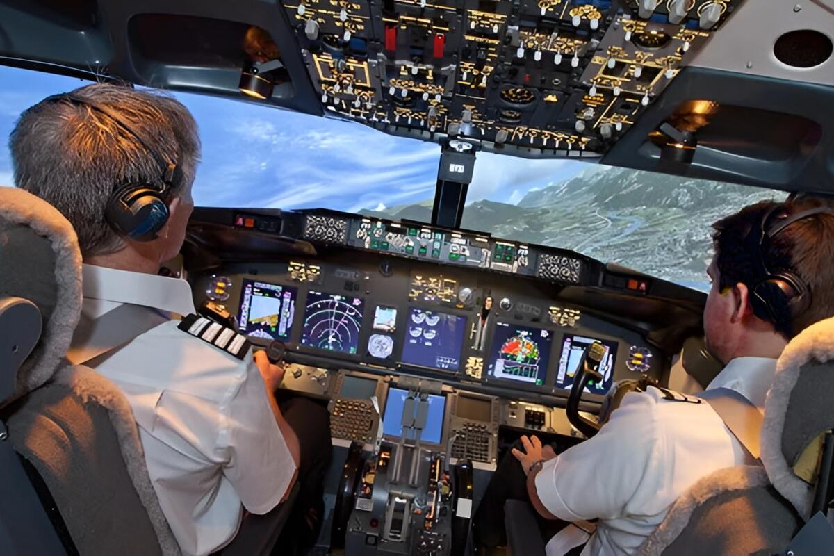 Flight simulator Boeing 737