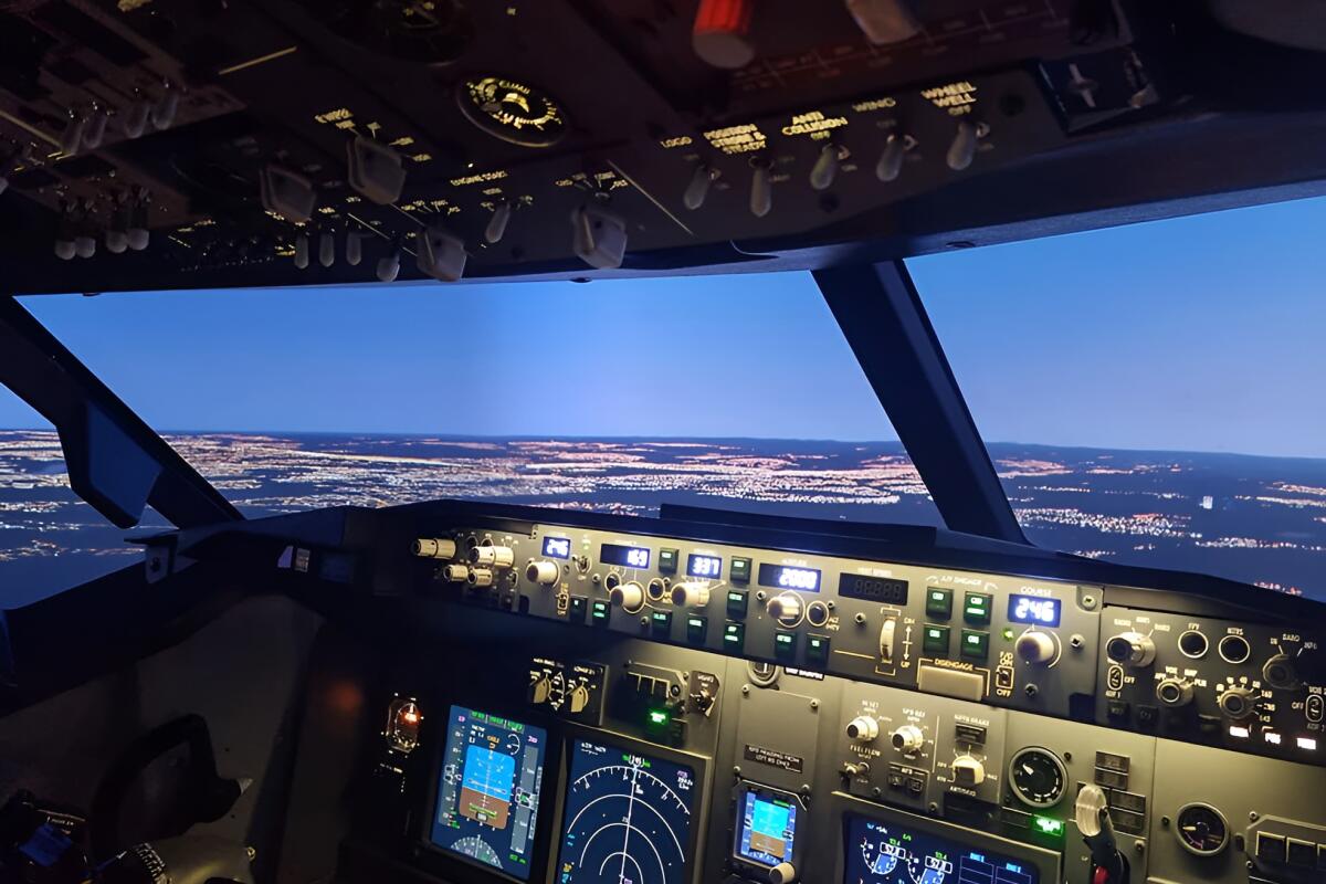 Flight simulator Boeing 737