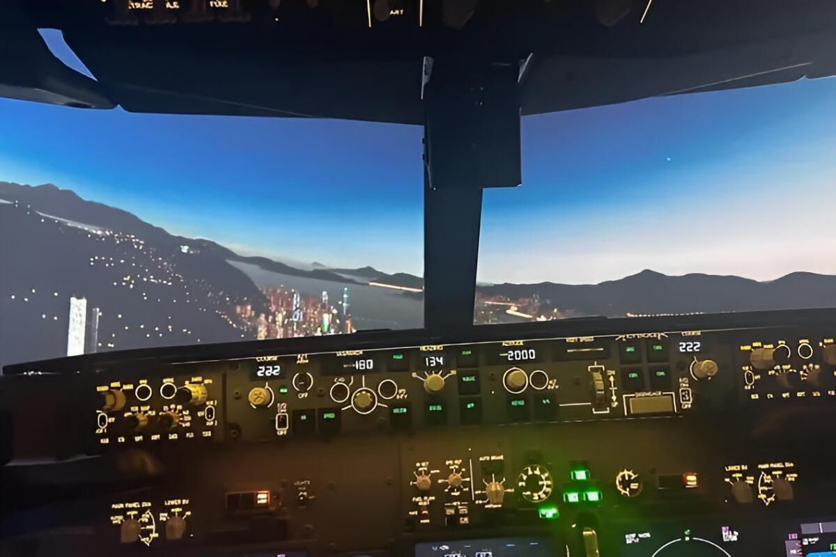 Flight simulator Boeing 737