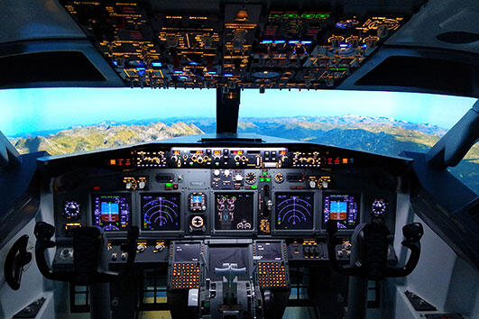 Полёт на авиасимуляторе Боинг 737