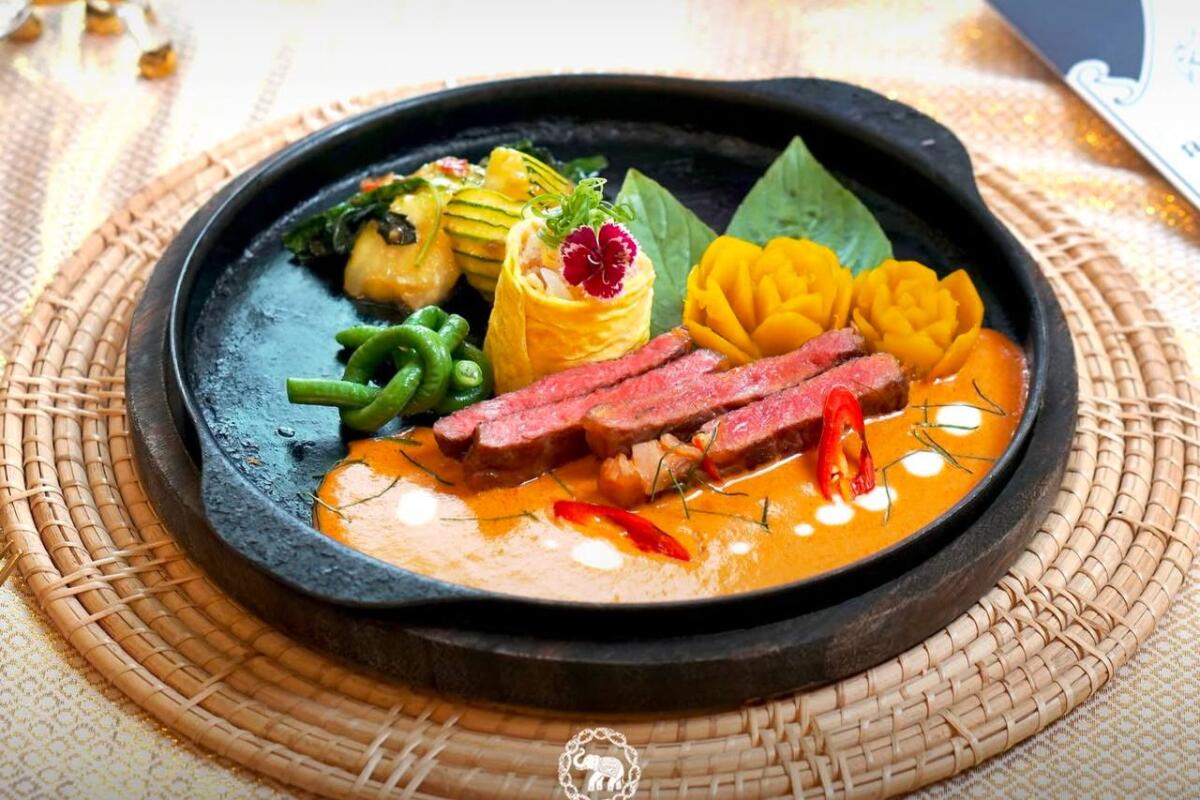 Restaurant table Blue Elephant Phuket