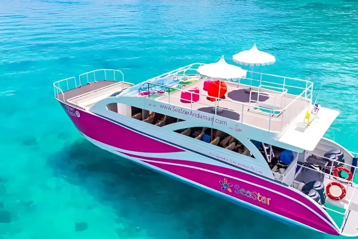 Симиланы на катамаране (старт с пирса Тапламу)