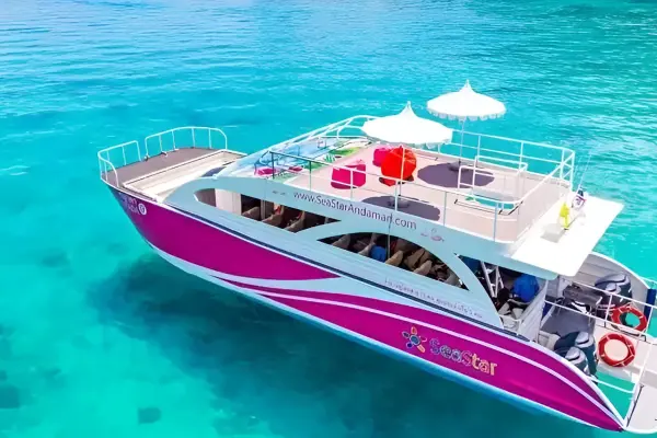 Симиланы на катамаране (старт с пирса Тапламу)