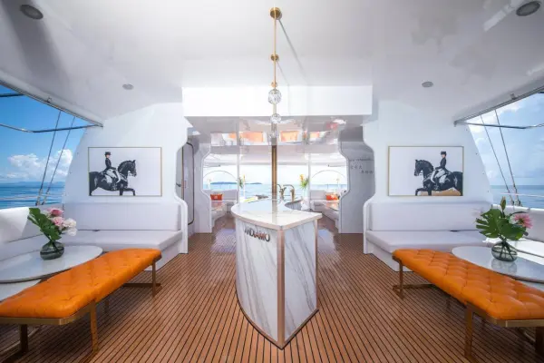 Круиз на катамаране Elizabeth – остров Рача и встреча заката у мыса Панва