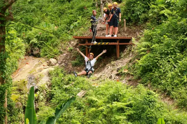 Тарзанка Эраван – полёты на зиплайне в живописных джунглях Пхукета