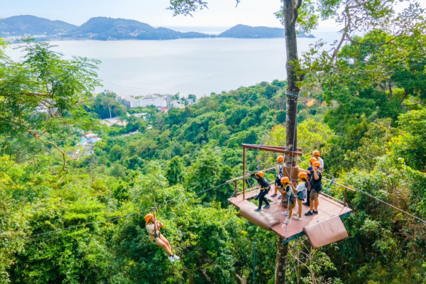 Тарзанка Эраван – полёты на зиплайне в живописных джунглях Пхукета