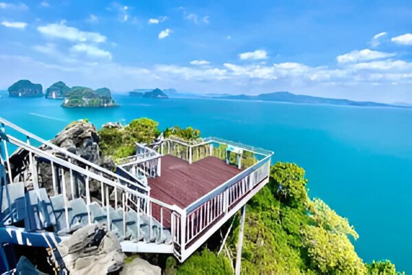 Острова Краби: остров Хонг и закат на песчаной косе