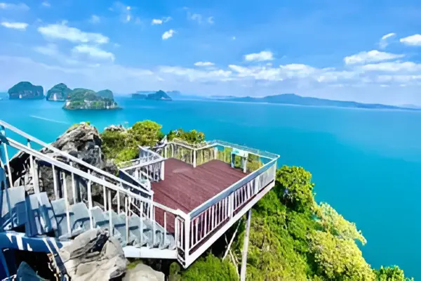 Острова Краби: остров Хонг и закат на песчаной косе