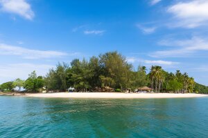 Острова Краби: остров Хонг и закат на песчаной косе