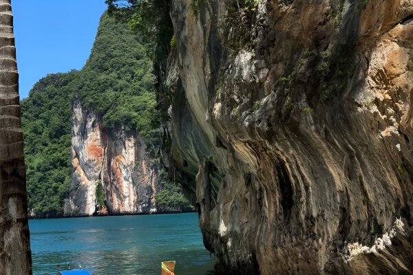 Острова Краби: остров Хонг и закат на песчаной косе