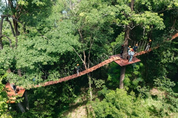 Скай Рок - экстрим-парк над джунглями Као Лака
