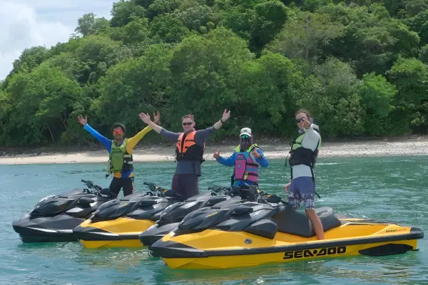 Тур на гидроциклах Jet Ski club – 9 локаций (старт с пирса на юге Пхукета)