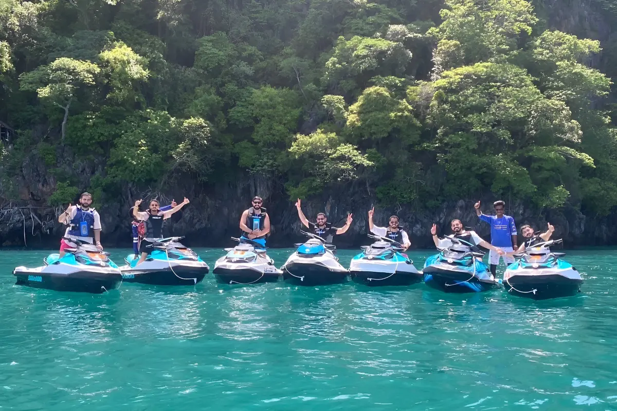 Тур на гидроциклах Ratsada Jet Ski - 7 островов (старт с пирса Сирей)