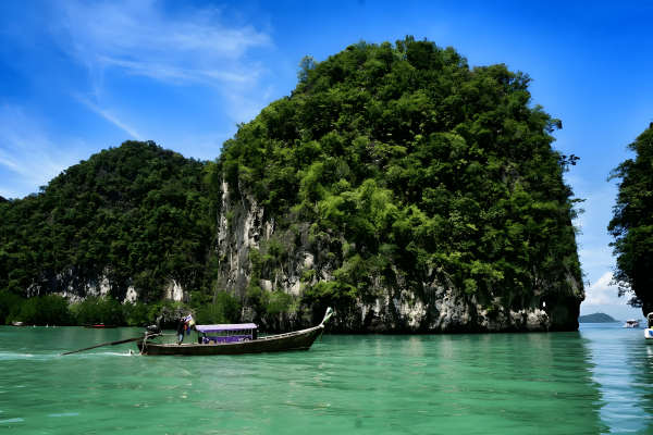 Хонг из Краби - панорамный вид, Секретная лагуна и песчаная коса