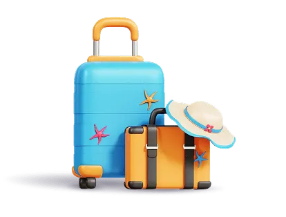 3D illustration of an organized journey with attention to detail
