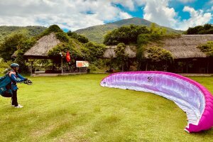 Нячанг: полет на параплане над горами